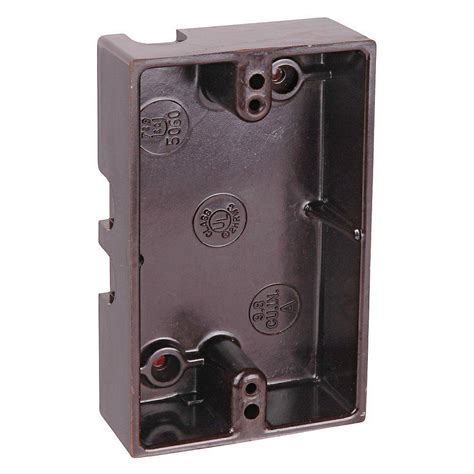 surface mount electrical outlet box|shallow surface mount outlet box.